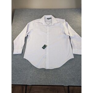 Lauren Ralph Lauren Men Dress Shirt 17.5 34/35 Non Iron Purple NWT‎ #2482